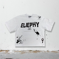 Eliephy Heavy Crop Tee(Black,White)