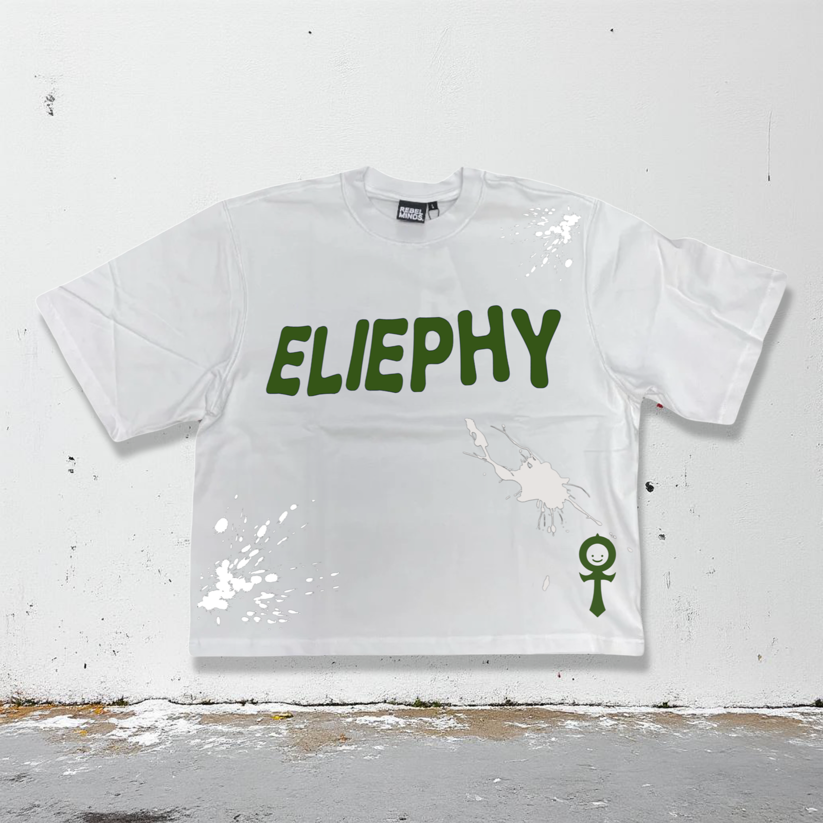 Eliephy Heavy Crop Tee (Army Green)